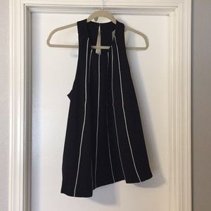 Ann Taylor Sleeveless Flare Blouse